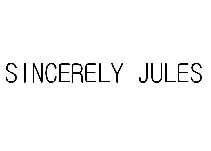 SINCERELY JULES